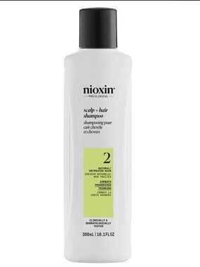 Nioxin System 2 Scalp + Hair Shampoo — White with Green Label